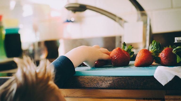 Der Verzehr von Gemüse und Obst ist aber besonders wichtig, vor allem in den jungen Kinderjahren.