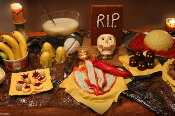 Ein unvergesslich schauriges Halloween-Buffet