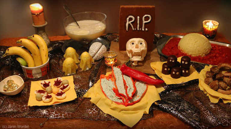 Ein unvergesslich schauriges Halloween-Buffet