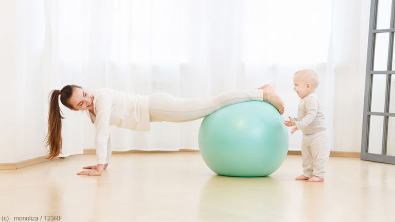 Nach Der Schwangerschaft Zahlt Gemassigter Sport Hallofamilie