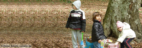 Kindergarten ohne Dach und Wände