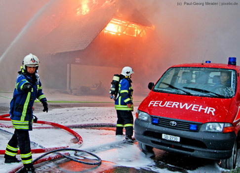 Der Beruf des Feuerwehrmannes hat es in der aktuellen Umfrage mit 6,3% auf den vierten Platz geschafft