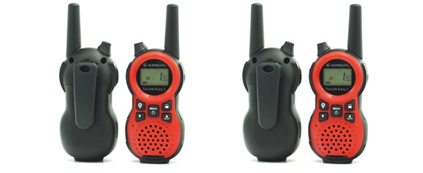 Walkie Talkies von Albrecht für kreativen In- und Outdoor-Spielspaß