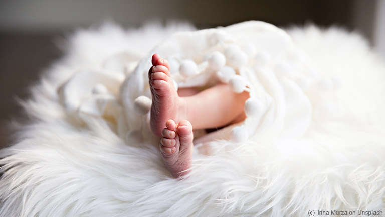 Geburtskarten gestalten für ein Baby