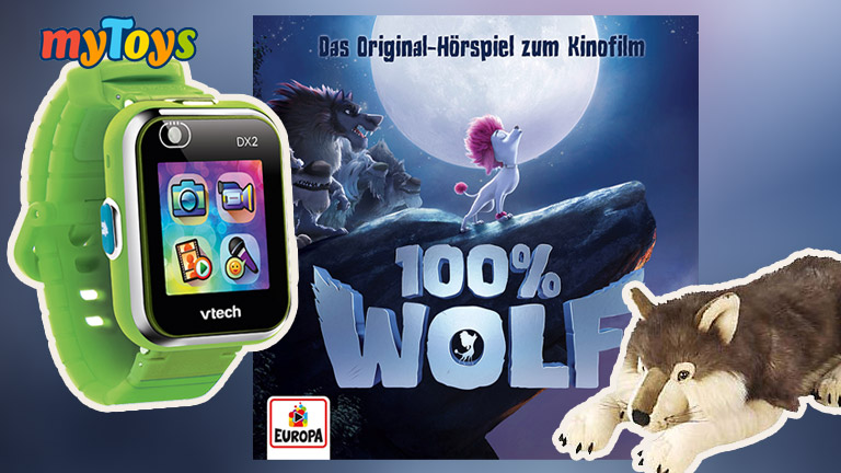 Zum Kinostart von "100% WOLF" könnt ihr bei uns tolle Fanpakete gewinnen.