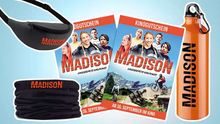 Bei unserem Gewinnspiel zum Kinostart von "Madison" könnt ihr drei Fanpakete gewinnen.