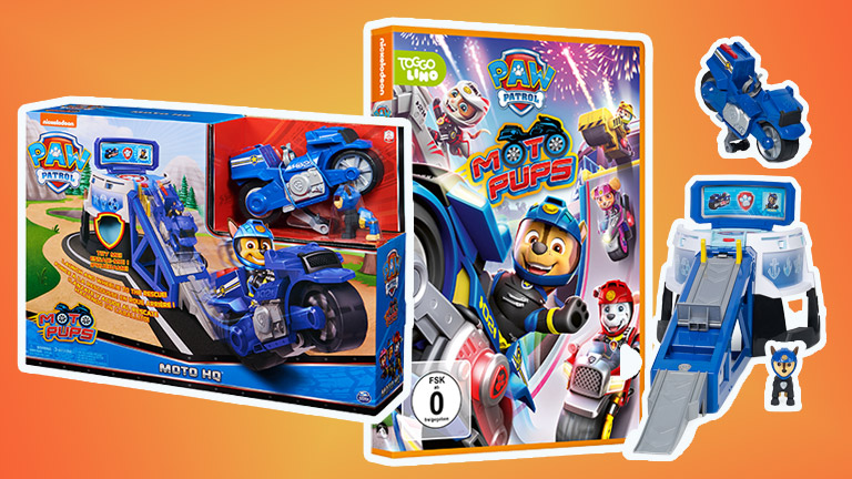 Zum DVD-Start von "PAW Patrol: Moto Pups" verlosen wir 5x die DVD sowie ein Moto HQ Spielset