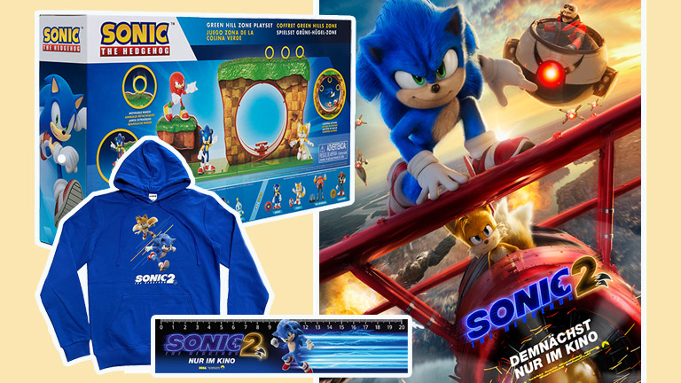 Sonic the Hedgehog 2-Fanpakete zu gewinnen