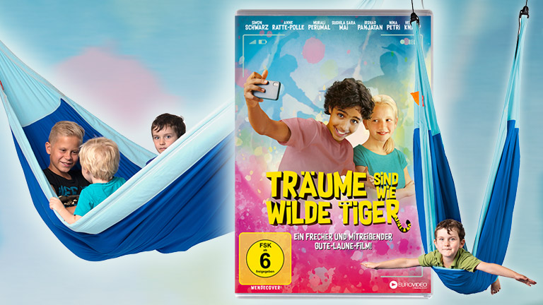 Zum DVD-Start von "Träume sind wie wilde Tiger" könnt ihr bei uns ein Fanpaket mit Hängematte und DVD gewinnen.