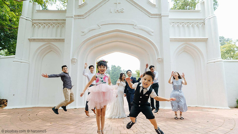 Hochzeit mit Kindern