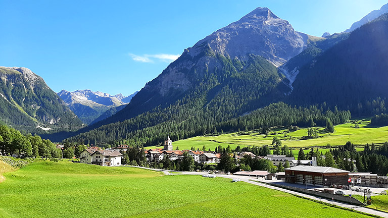 Albulalinie in Schweiz Graubünden