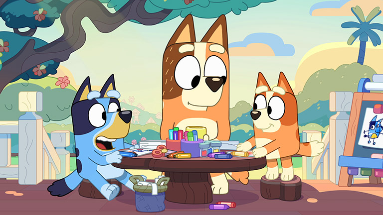 Bluey – Staffel 3, seit 7. November 2022, montags bis freitags, um 6.50 Uhr im Disney Channel.