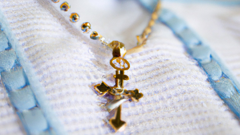 Geschenke zur Taufe: Goldkette mit Anhänger als Taufkette